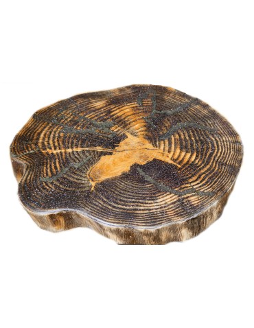 Blat Stolika Żywica ⭖ Wood & Resin ⭖ Graphite Streams ⭖ 35019