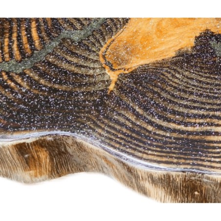 Stolik Salonowy ⭖ Graphite Streams ⭖ Wood & Resin ⭖ 035019