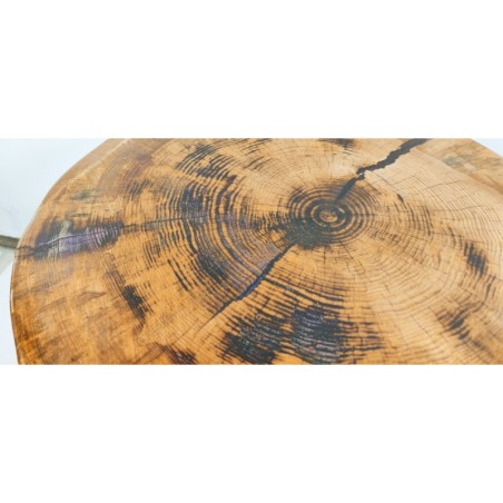 Stolik Okrągły ⭖ Lavender Moon ⭖ Wood & Resin ⭖ 154904