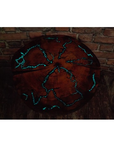 Stoły Marki Wood&Resin - Stolik Fluorescencyjny ⭖ Lunar Rivers ⭖ Wood & Resin ⭖ 110003 - product 6