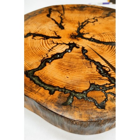 Stolik Fluorescencyjny ⭖ Lunar Rivers ⭖ Wood & Resin ⭖ 110003