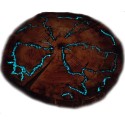 Stolik Fluorescencyjny ⭖ Lunar Rivers ⭖ Wood & Resin ⭖ 110003