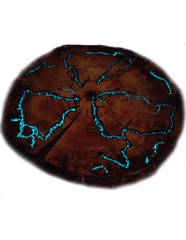 Stoły Marki Wood&Resin - Stolik Fluorescencyjny ⭖ Lunar Rivers ⭖ Wood & Resin ⭖ 110003 - product 5