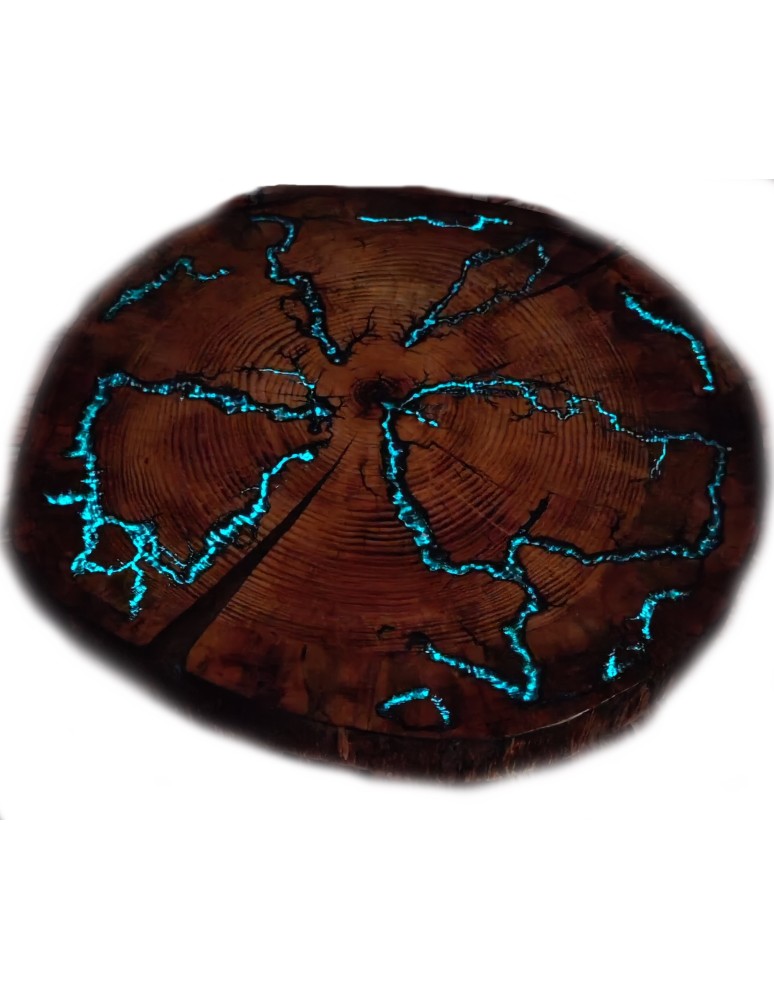 Stoły Marki Wood&Resin - Stolik Fluorescencyjny ⭖ Lunar Rivers ⭖ Wood & Resin ⭖ 110003 - product MODO24.PL 5