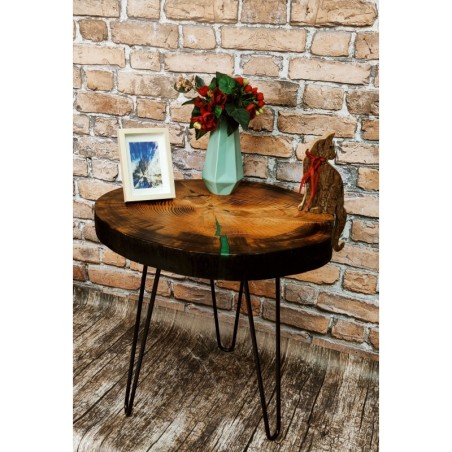 Stolik Żywica ⭖ Saphire Arrow ⭖ Wood & Resin ⭖ 154155