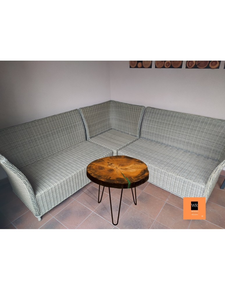 Stoły Marki Wood&Resin - Stolik Żywica ⭖ Saphire Arrow ⭖ Wood & Resin ⭖ 154155 - product MODO24.PL 2