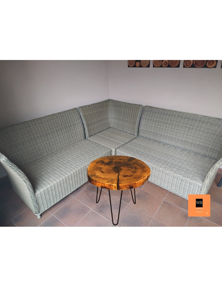 Stoły Marki Wood&Resin - Stolik Okrągły ⭖ Lavender Moon ⭖ Wood & Resin ⭖ 154904 - product MODO24.PL 2