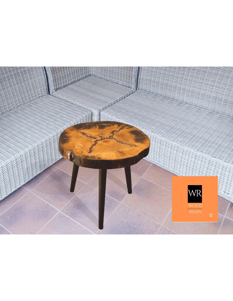Stoły Marki Wood&Resin - Stolik lub Blat ⭖ Tribal Heather ⭖ Wood & Resin ⭖ Unikat 131418 - product MODO24.PL 2