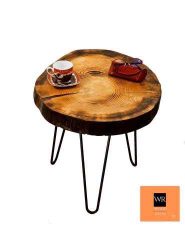 Stoły Marki Wood&Resin - Stolik lub Blat ⭖ Amethyst Pearl ⭖ Wood & Resin ⭖ Unikat 125253 - product 1