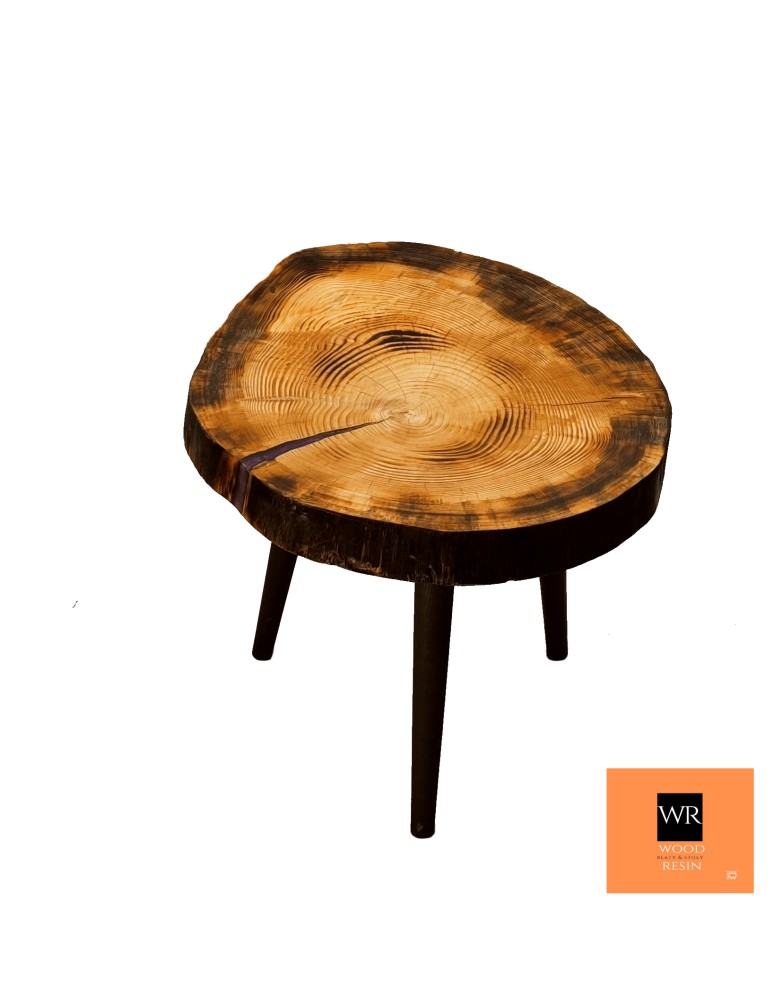 Stoły Marki Wood&Resin - Stolik lub Blat ⭖ Amethyst Pearl ⭖ Wood & Resin ⭖ Unikat 125253 - produkt MODO24.PL 1