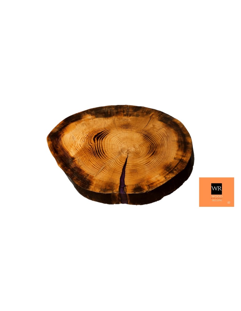 Stoły Marki Wood&Resin - Stolik lub Blat ⭖ Amethyst Pearl ⭖ Wood & Resin ⭖ Unikat 125253 - produkt MODO24.PL 1
