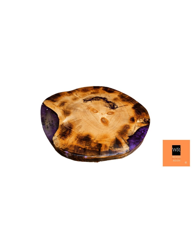 Stoły Marki Wood&Resin - Stolik lub Blat ⭖ Lavender Dream ⭖ Wood & Resin ⭖ Unikat 143610 - product MODO24.PL 3