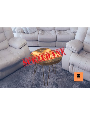 Stolik lub Blat ⭖ Sapphire Fields ⭖ Wood & Resin ⭖ Unikat 160734