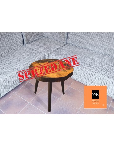 Stolik lub Blat ⭖ Tribal Heather ⭖ Wood & Resin ⭖ Unikat 131418