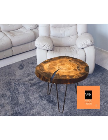 Stolik lub Blat ⭖ Azure Vision ⭖ Wood & Resin ⭖ Unikat 142633 - product 2