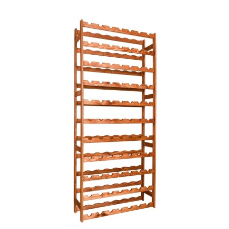 Sosnowy regał na wino RW-1-77 ▪ W kolorze olchy