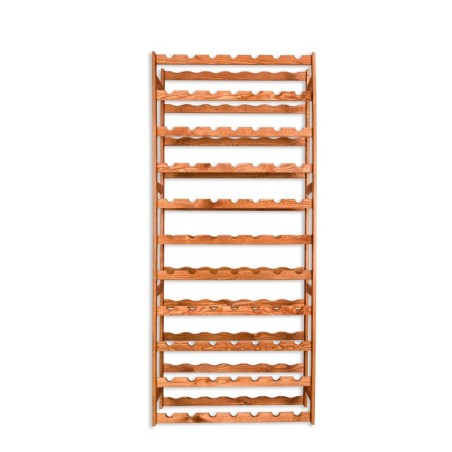 Sosnowy regał na wino RW-1-77 ▪ W kolorze olchy