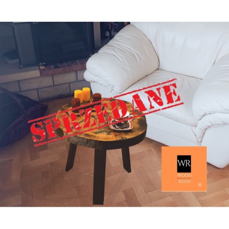 Stolik lub Blat ⭖ Emerald Landscape ⭖ Wood & Resin ⭖ Unikat 124529