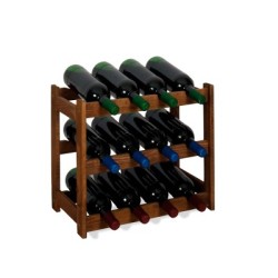 Regał na wino RW-1-12 brąz