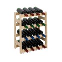Sosnowy regał na wino RW-1-16 ▪ Naturalne drewno