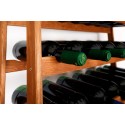 Sosnowy regał na wino RW-1-16 ▪ W kolorze olchy