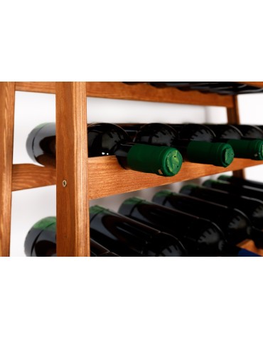 Otwarte regały alkoholowe RW-1 - Sosnowy regał na wino RW-1-16 ▪ W kolorze olchy - product 4