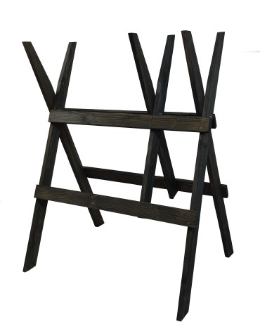 koziołek do cięcia drewna szary