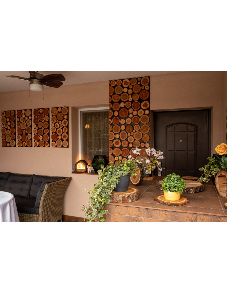 Drewniane tace, patery - Duża Taca Do Serwowania ✦ Surowy Modrzew ✦ dł  45-50 cm - product MODO24.PL 9