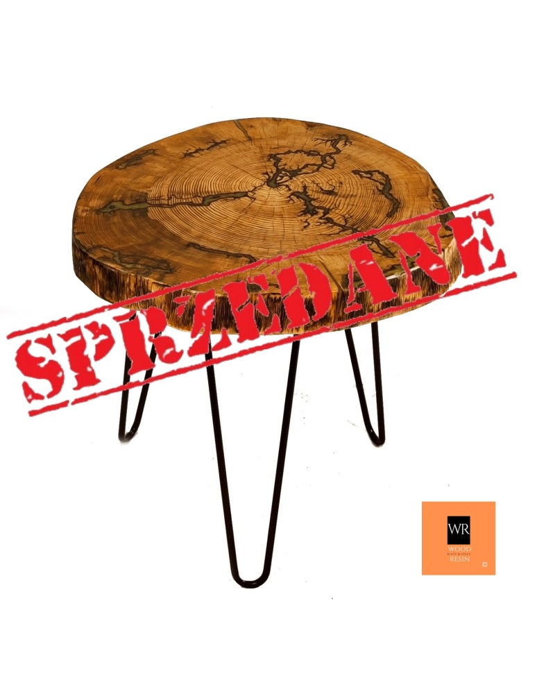 Stoły Marki Wood&Resin - Mały Stolik ⭖ Wood & Resin ⭖ Green Diamond ⭖ 145732 - produkt MODO24.PL 1