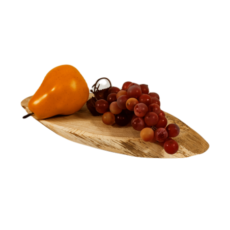 Taca Drewniana Ozdobna ✦ Surowy Dąb ✦ dł  35-40 cm