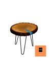 Stolik lub Blat ⭖ Greek Canyon ⭖ Wood & Resin ⭖ Unikat 151520