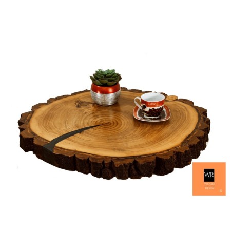 Owalny Stolik lub Blat ⭖ Pearl Secret ⭖ Wymiary 67x57x5,5 cm