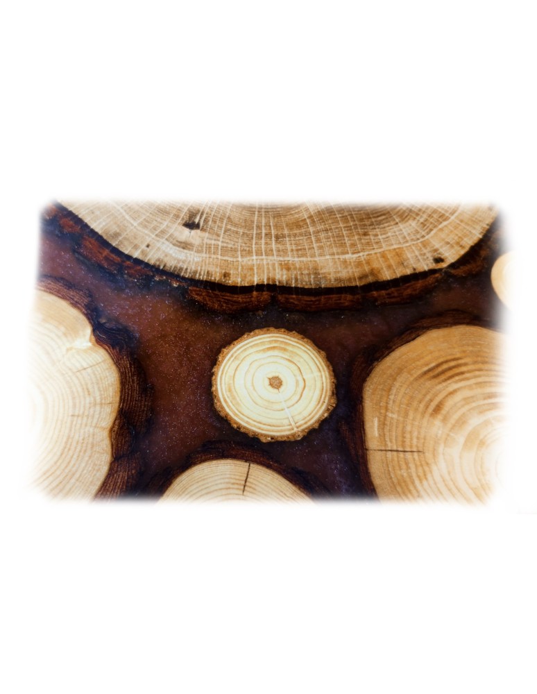 Stoły Marki Wood&Resin - Stół lub Blat  ⭖ Salty Chocolate ⭖ Wood & Resin ⭖ Unikat 122044 - product MODO24.PL 5