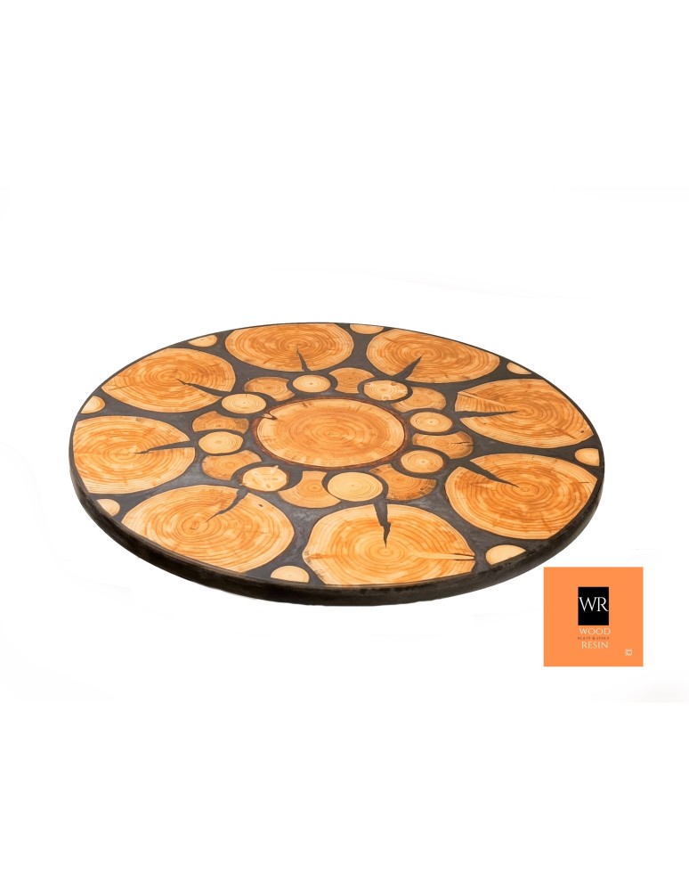 Stoły Marki Wood&Resin - Stolik lub Blat  ⭖ Graphite Nymph ⭖ Wood & Resin ⭖ Unikat 122811 - produkt MODO24.PL 1