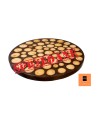 Stolik lub Blat  ⭖ Brown Cirkles ⭖ Wood & Resin ⭖ Unikat 103126