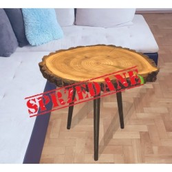 Stolik lub Blat ⭖ Lemonade Waterfalle ⭖ Wood & Resin ⭖ Unikat 150015