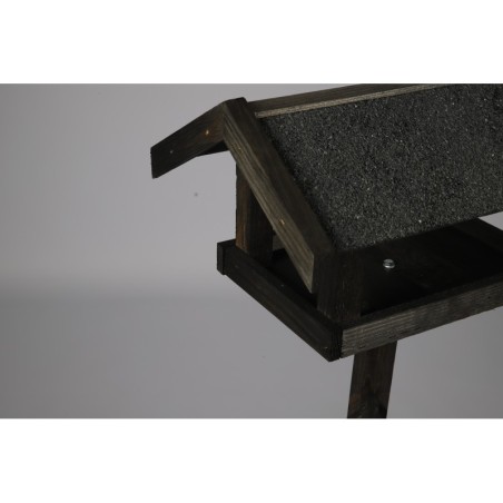 Karmnik dla Wróbli ▪ Sosnowy ▪ Czarny ▪ Na Nóżce ▪ 111,5x38,5x29 cm