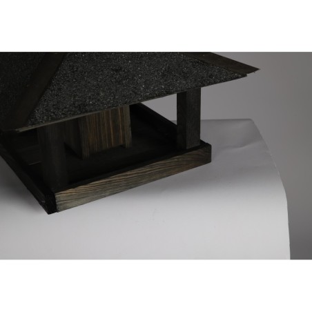 Karmnik Na Balkon/Okno ▪   z Dozownikiem ▪ Czarny Domek ▪ 26x38x38 cm