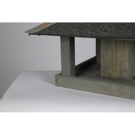 Karmnik na Okno ▪ z Dozownikiem ▪ Szary Domek ▪ 26x38,5x38x5 cm