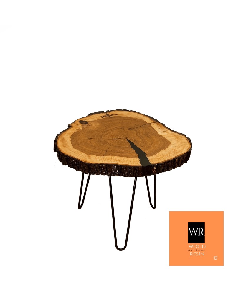 Stoły Marki Wood&Resin - Stolik lub Blat ~ Ash Angel ~ Wood & Resin ~ Unikat 152616 - produkt MODO24.PL 1
