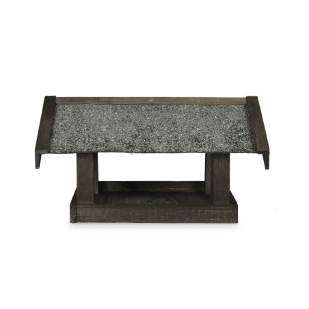 Karmnik dla ptaków ▪ Daszek Dwuspadowy/Papa ▪ Czarny ▪ 21,5x38,5x29 cm