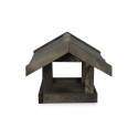 Karmnik dla ptaków ▪ Daszek Dwuspadowy/Papa ▪ Czarny ▪ 21,5x38,5x29 cm