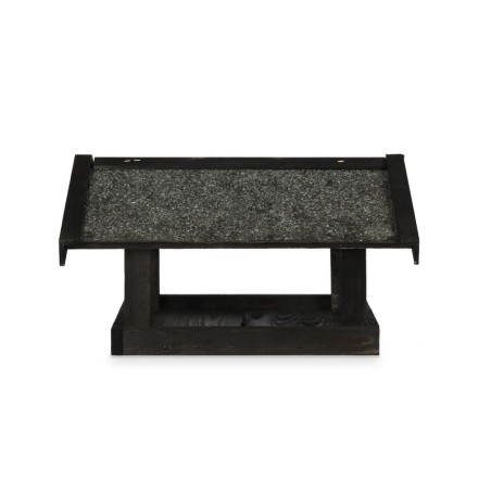 Karmnik dla ptaków ▪ Daszek Dwuspadowy/Papa ▪ Czarny ▪ 21,5x38,5x29 cm