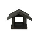 Karmnik dla ptaków ▪ Daszek Dwuspadowy/Papa ▪ Czarny ▪ 21,5x38,5x29 cm