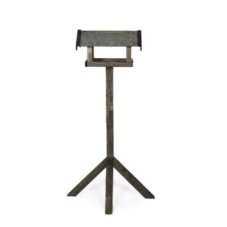 Karmnik dla Ptaków ▪ Czarny ▪ Na Nóżce ▪ Daszek z Papą ▪ 113x38,5x29cm