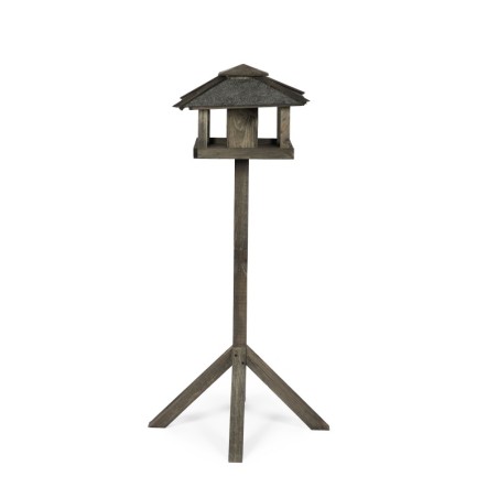 Karmnik Ekologiczny z Dozownikiem ▪ Czarny ▪ Na Nóżce ▪ 107,5x38x38 cm