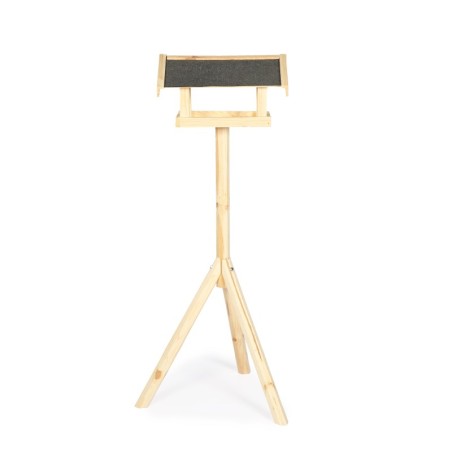 Karmnik dla Ptaków ▪ Na Statywie ▪ Naturalne Drewno ▪ 111,5x38,5x29 cm