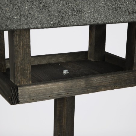 Karmnik dla Wróbli ▪ Sosnowy ▪ Czarny ▪ Na Nóżce ▪ 111,5x38,5x29 cm