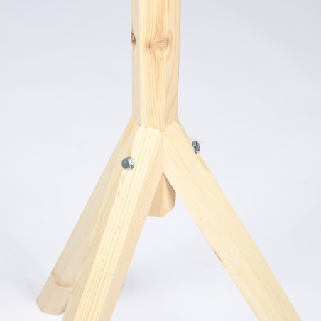 Drewniany Karmnik Czterospadowy z Dozownikiem ▪ Stojący ▪ 116x38x38 cm