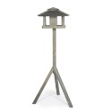 Szary Karmnik z Dozownikiem ▪ Na Nóżce ▪  4 Płatowy Daszek ▪  116x38cm